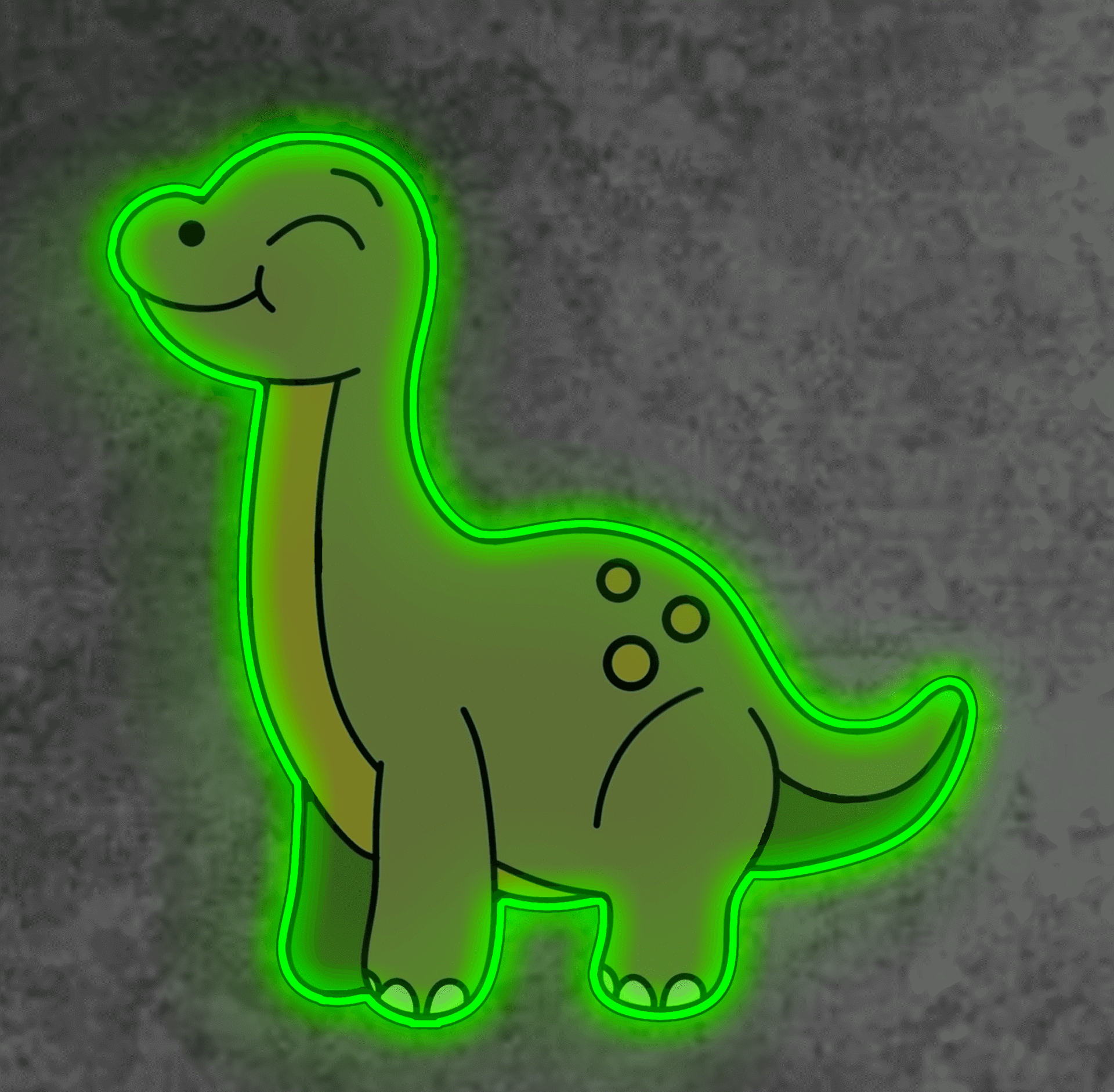 🦕Dinozaur LED Neon - Lampka Nocna - Na ścianę - Dekoracja